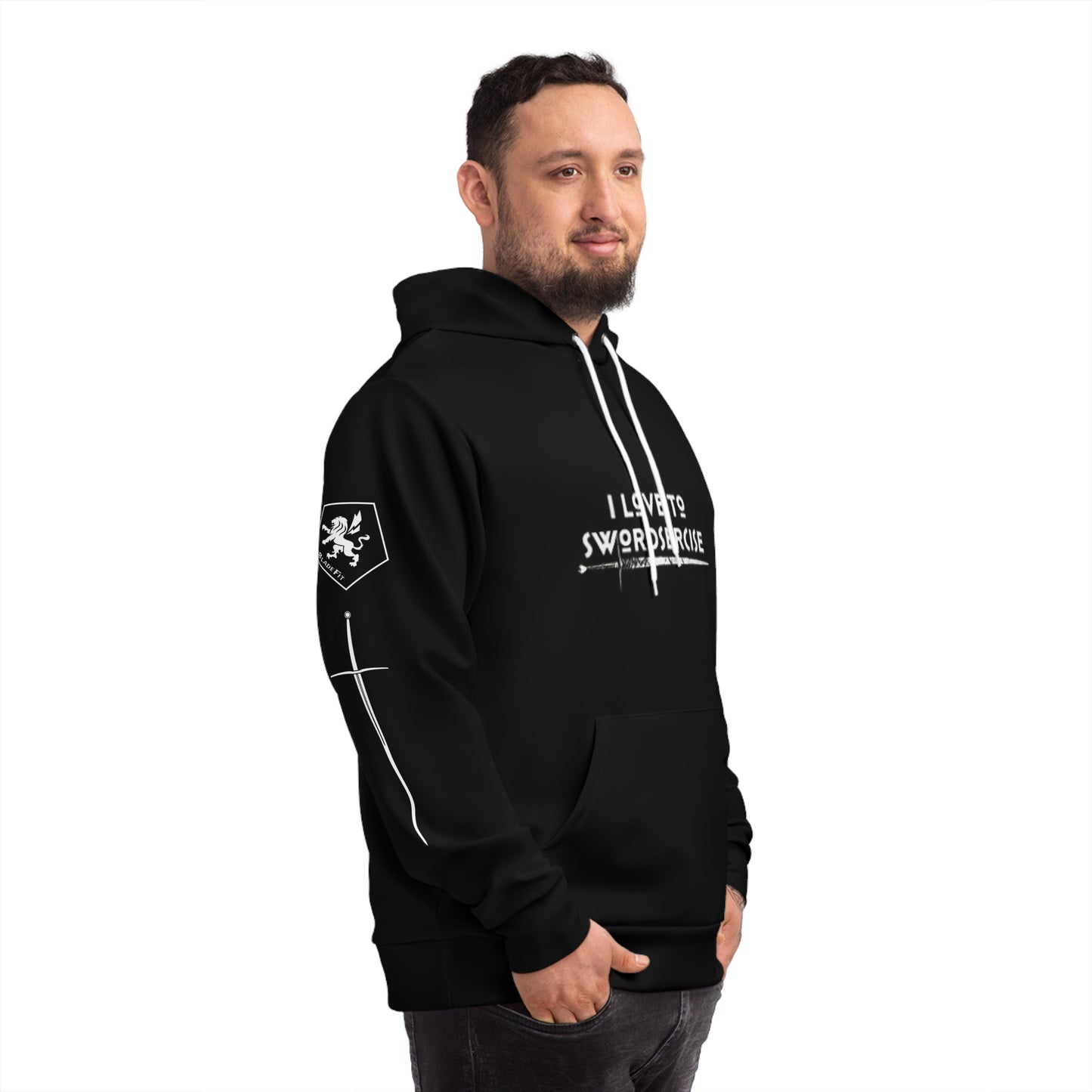 “I Love to Swordsercise” Unisex Hoodie