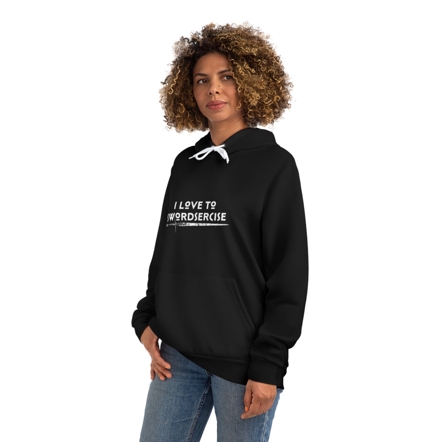 “I Love to Swordsercise” Unisex Hoodie