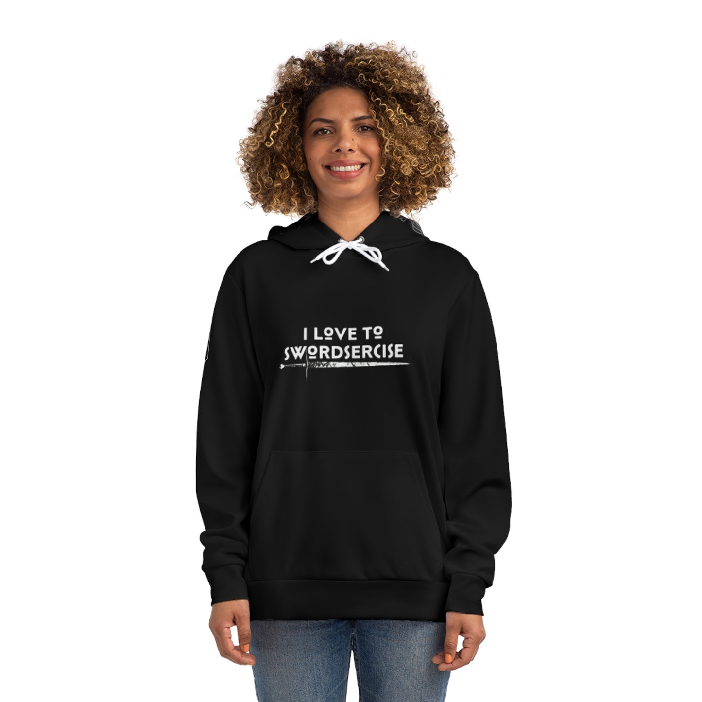 “I Love to Swordsercise” Unisex Hoodie