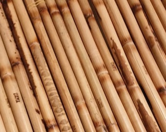 2 count- 3/4" x 36" Rattan Single Stick
