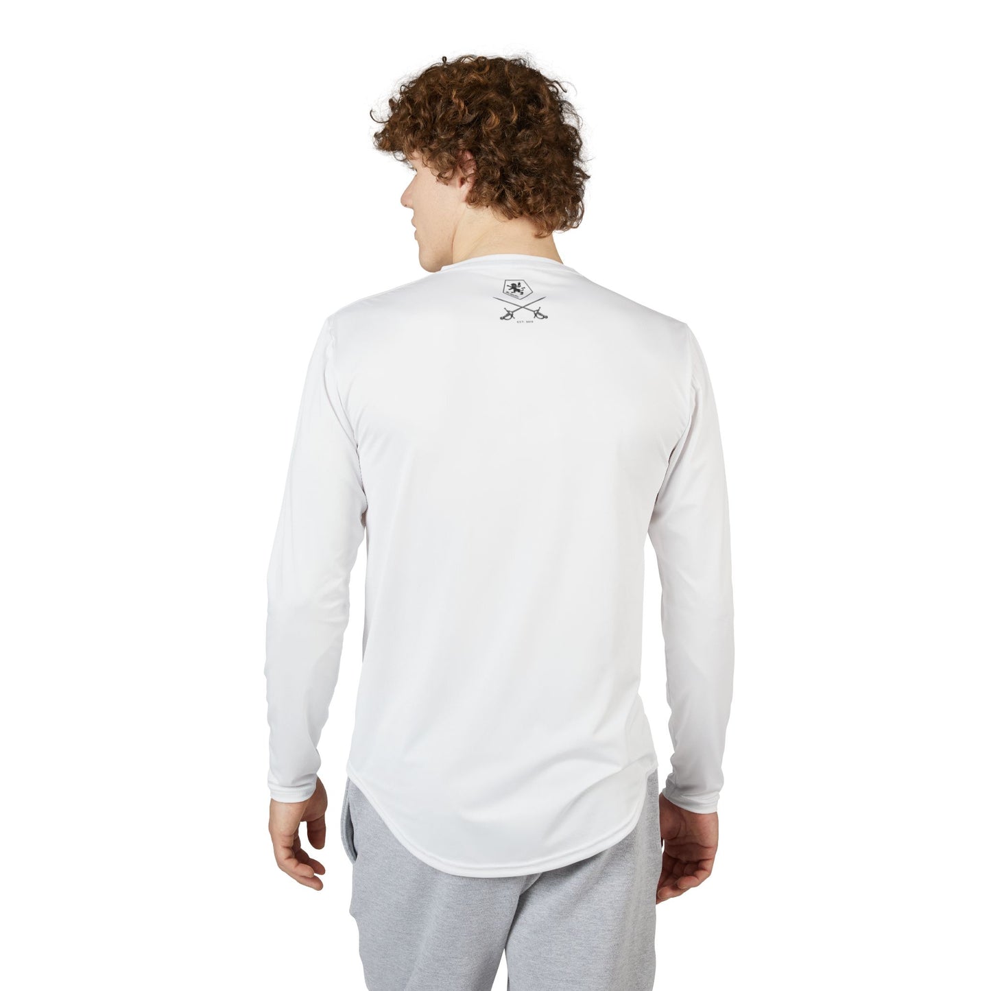 HEMA Training Long Sleeve Tee – Fighter’s Guard Graphic