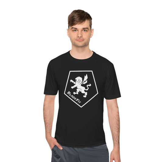 BladeFit Large Logo Misture Wicking Tee